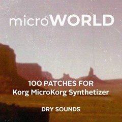 MicroWorld - 100 Patches for Korg MicroKorg (dry sound)
