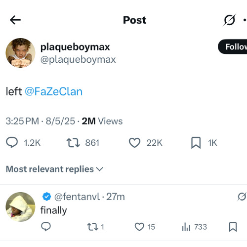 Why Tf Did Plaqueboymax Just Leave Faze