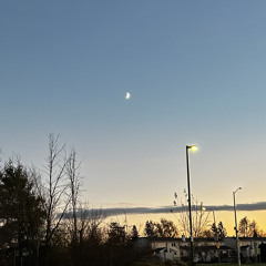 the moon is beautiful, isn't it?