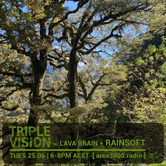 'Triple Vision' 25.06.24 w Lava Brain + RAINSOFT [area3000.radio]