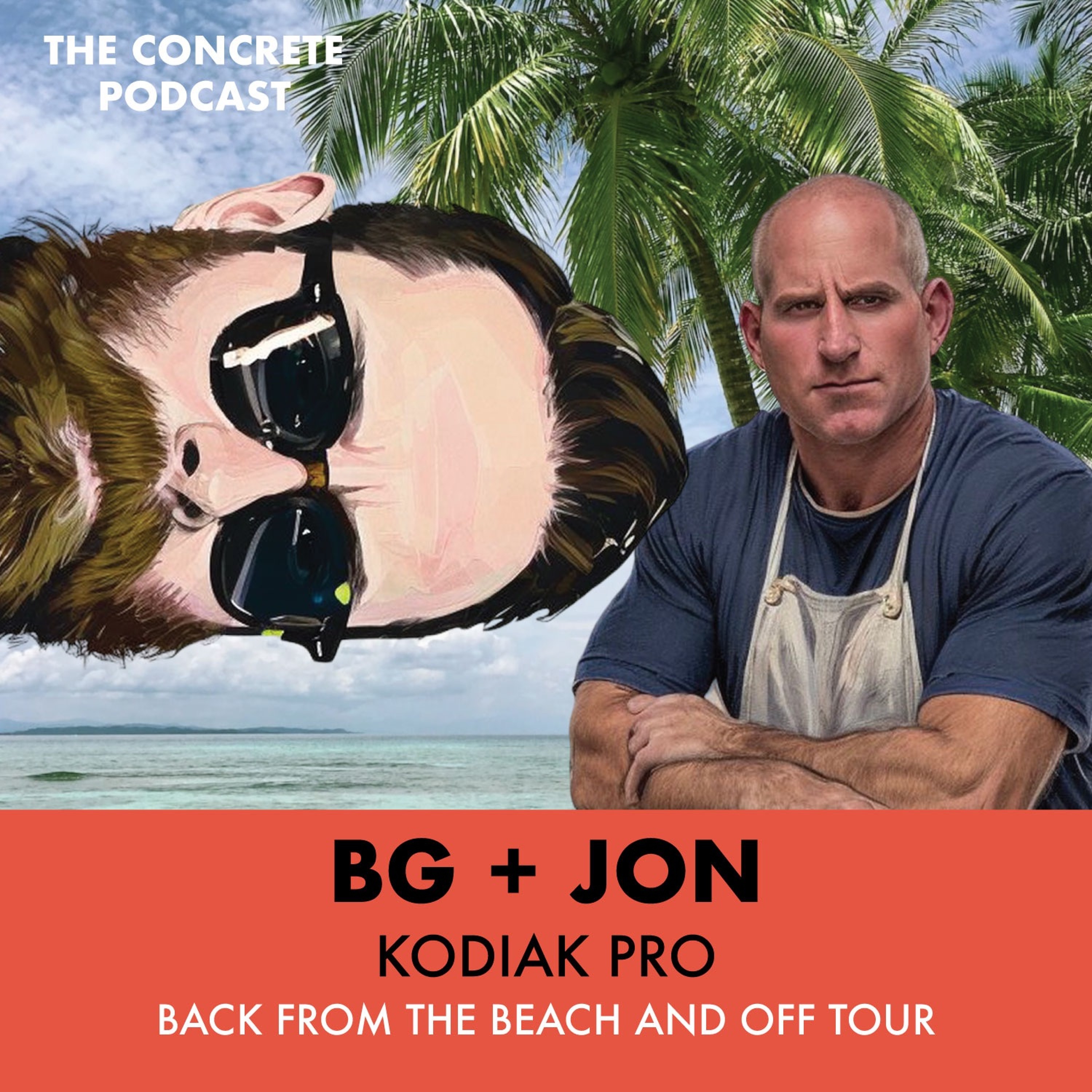 BG + Jon - Concrete Uncovered: Exploring the Truth about Polymer in Decorative Concrete episode artwork