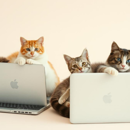 Cats Supervising My Zoom Calls