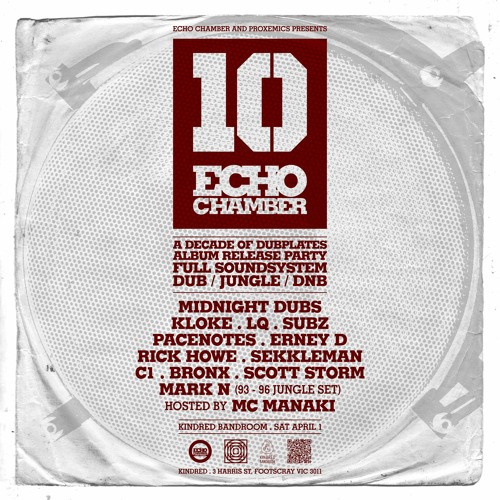 LQ & MC Manaki - A Decade Of Dubplates - Live Recording