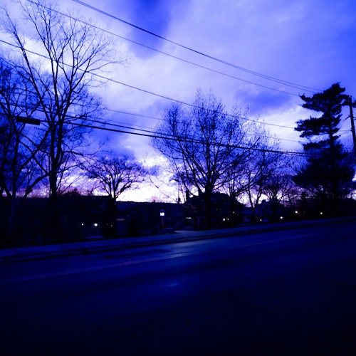 the violet glow in velvet skies