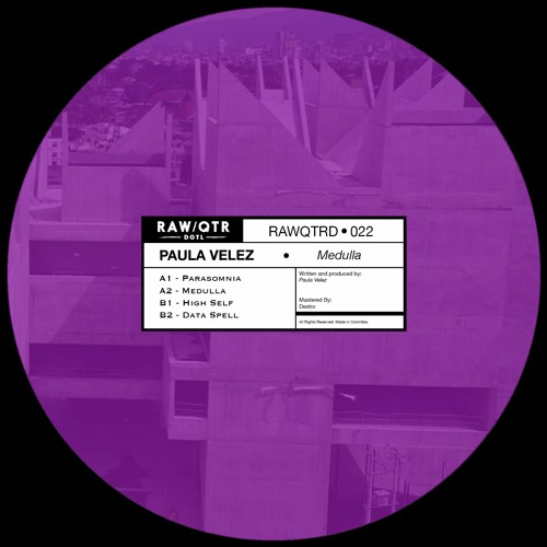 P R E M I E R E: Paula Velez - Data Spell [RAWQTR022]