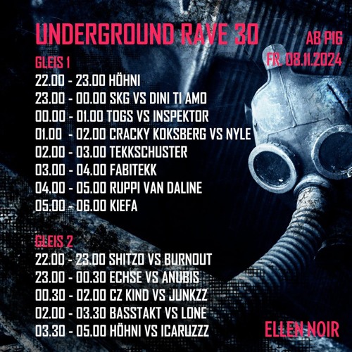 Setcut vom @[ELLEN NOIR UNDERGROUND RAVE 30]