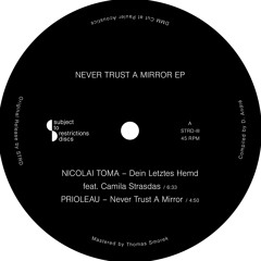 PRÈMIÉRE: Prioleau - Never Trust A Mirror [Subject To Restrictions Discs]