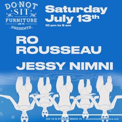 Ro Rousseau | Do Not Sit On The Furniture | 7/13/2024