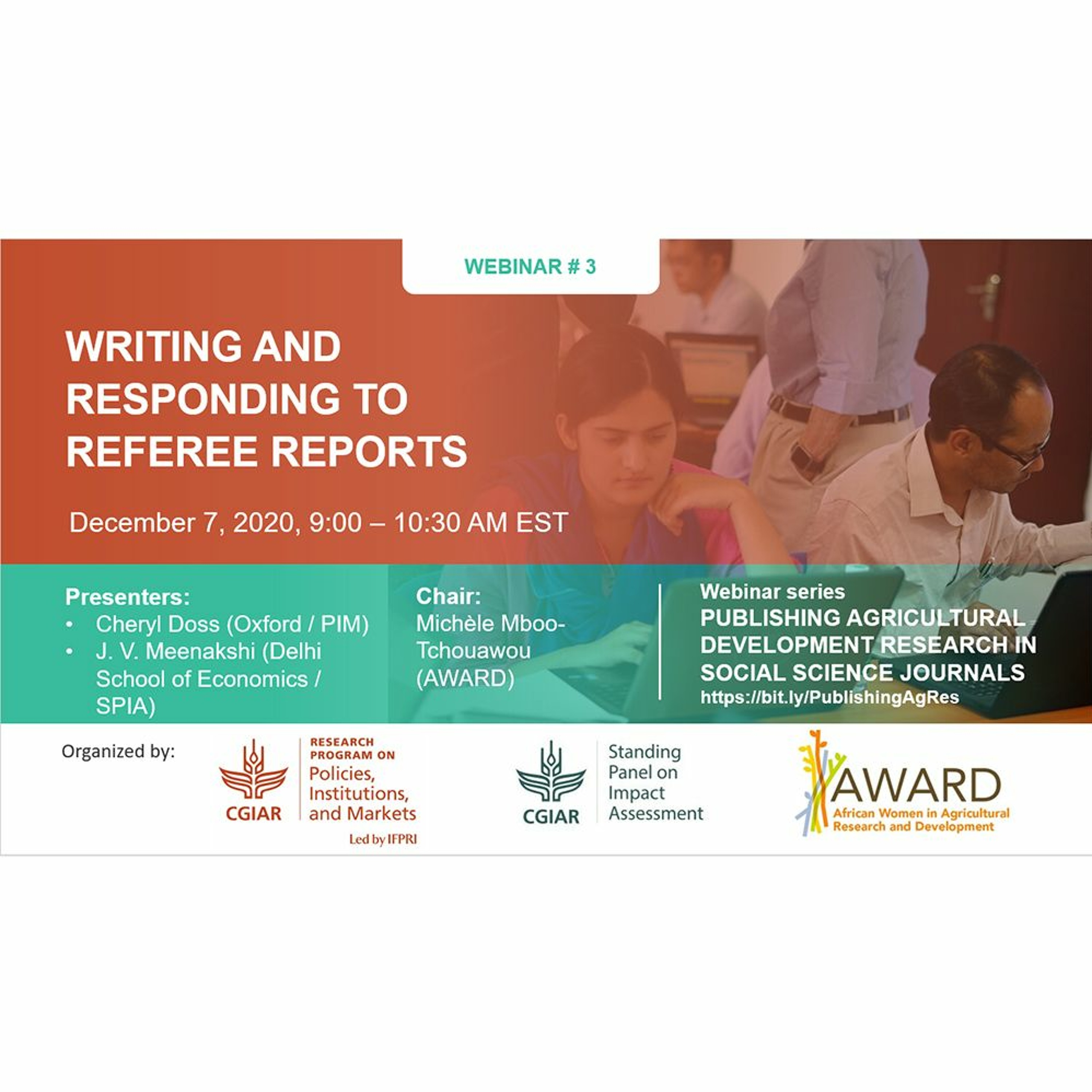 PIM Webinar: Writing and Responding to Referee Reports (12/07/2020) episode artwork