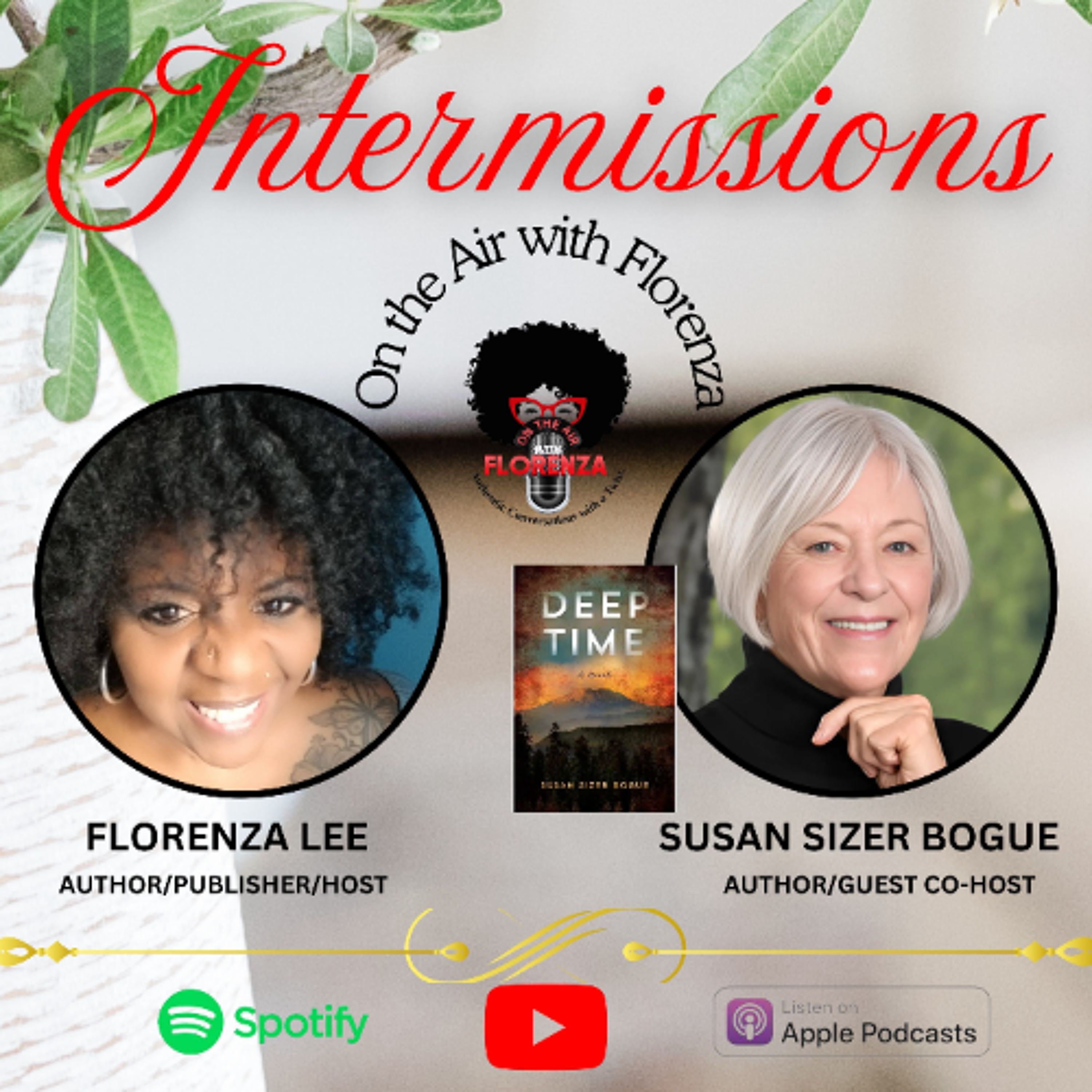 cover of episode On the Air with Florenza Intermissions with Susan Sizer Bogue
