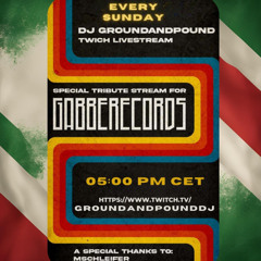17.11.24-💥DJ Groundandpound's Sunday`s special Livestream for Gabberecords 💥