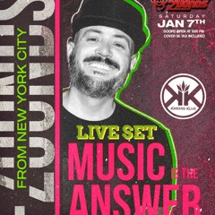 MUSIC IS THE ANSWER set by Bio Zounds. KWEENS KLUB, PR, 1/07/23.