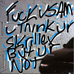 FUCK U SAM YOU THINK UR SKRILLEX BUT UR NOT<3