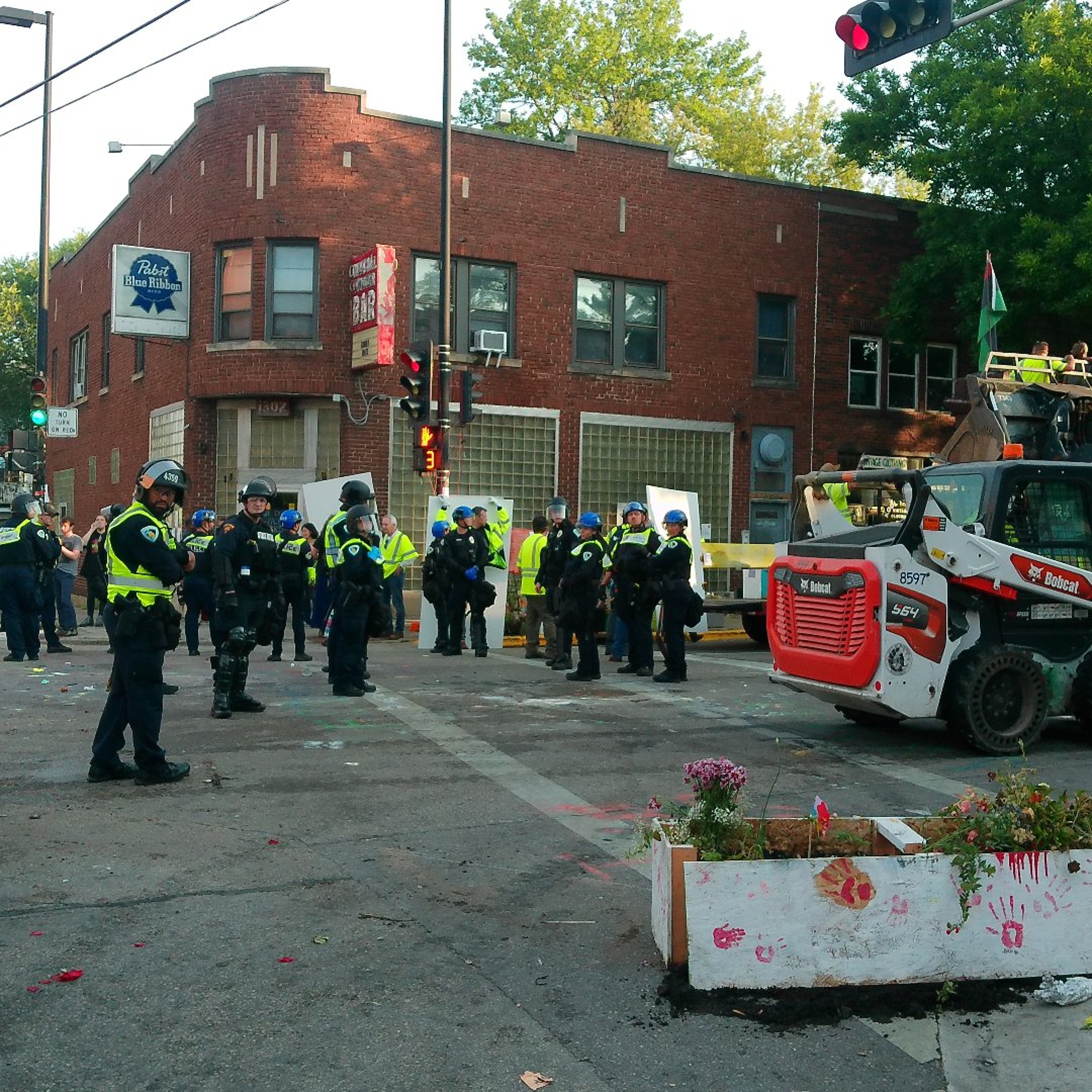 Protestors arrested as Madison tears down Corey Ruiz memorial episode artwork