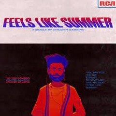 Travis Scott ft Childish Gambino -Feels Like Summer (slowed and reverb)