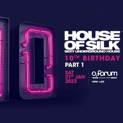 House of Silk -  Part 36 - PROMO MIX BY DJ S for 10th  BIRTHDAY - SAT 21ST JAN 2023 -O2 FORUM