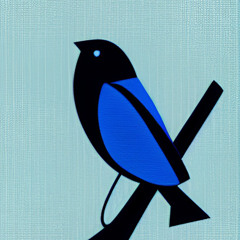 Berlin Blue Sparrow