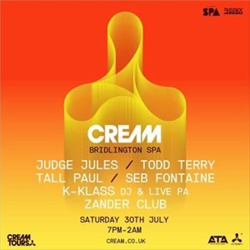 LIVE MIX - Cream, Bridlington Spa, 30 07 22