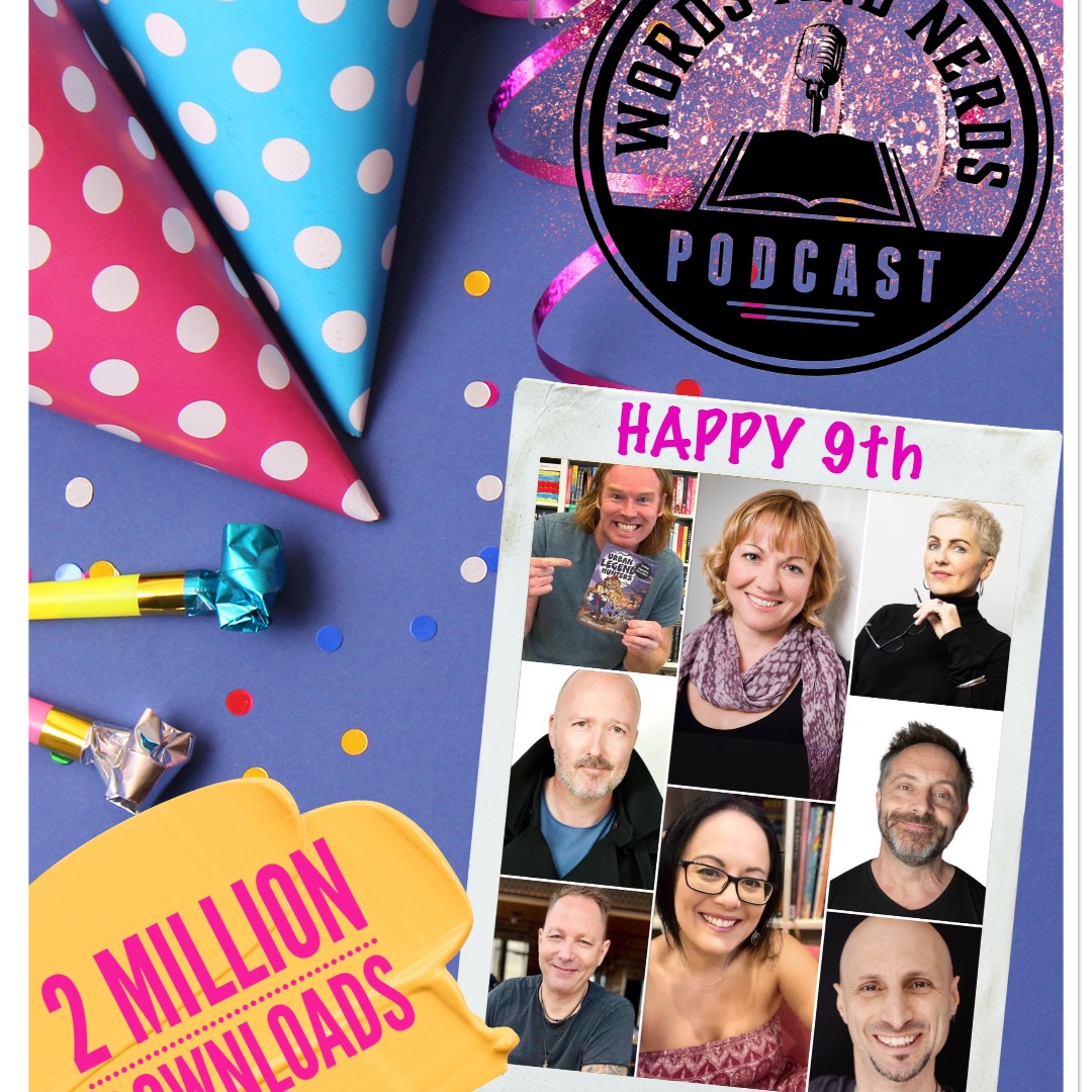 837. Celebraring 9 years of Words and Nerds with a cast of creatives