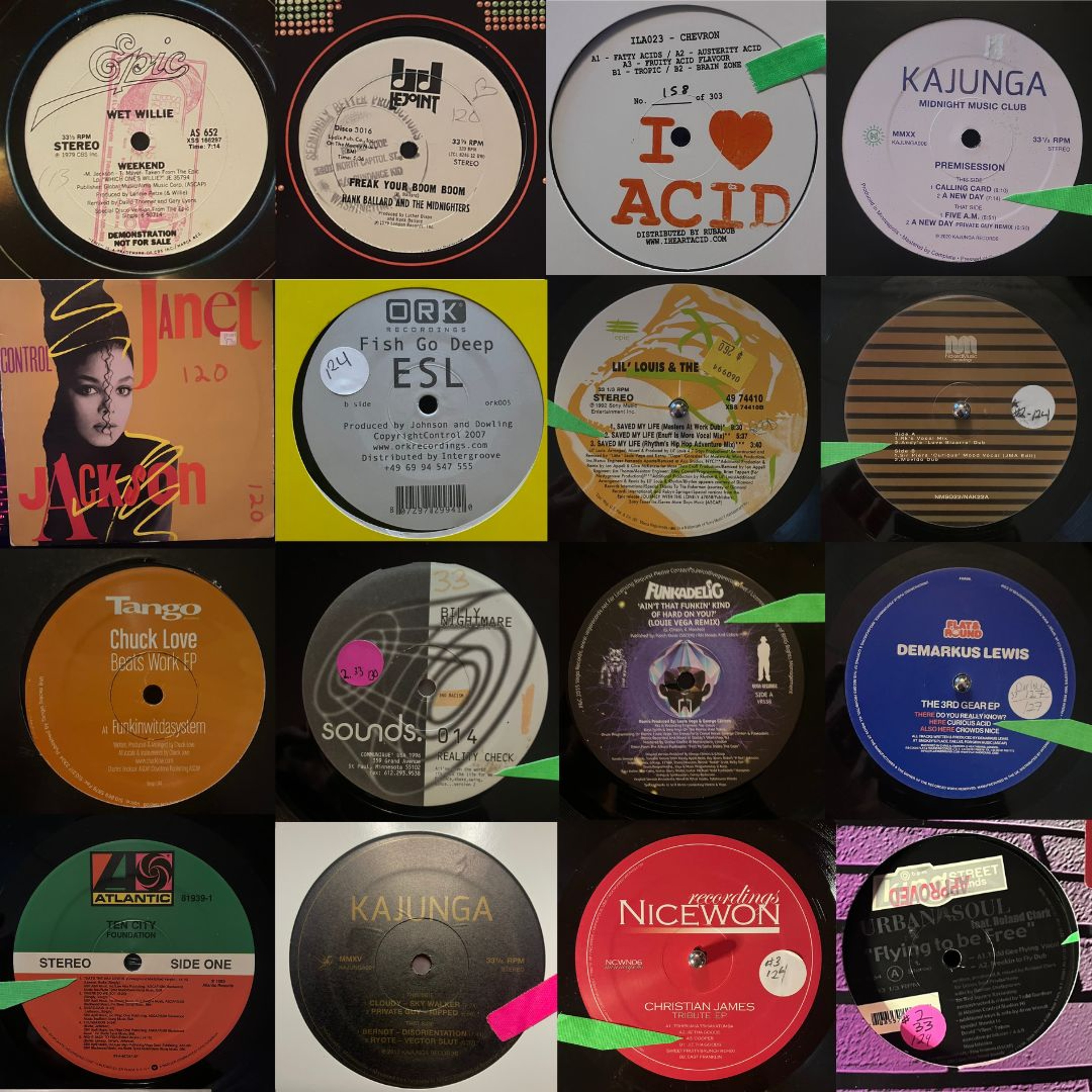MissElaineEos House Mix - all vinyl Housewerk Jan '25 episode artwork