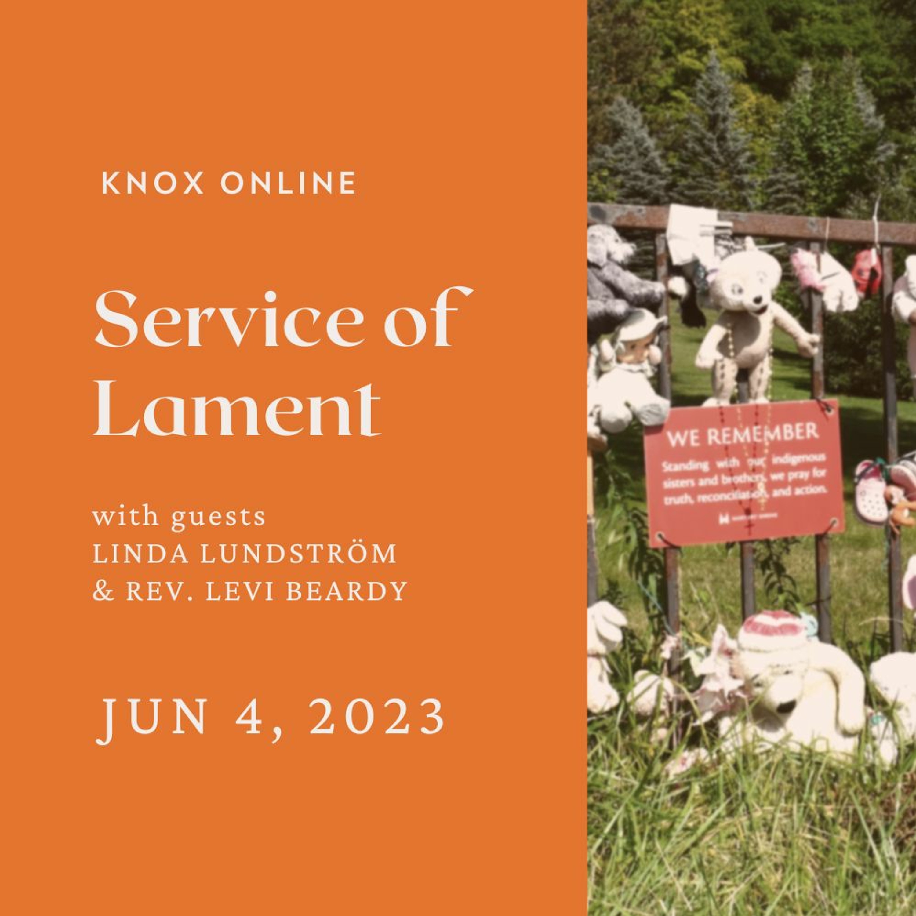 June 4, 2023 | Luke 23:26-34 | Service of Lament