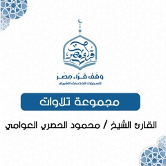 القارئ الشيخ / محمود الحصري العوامي