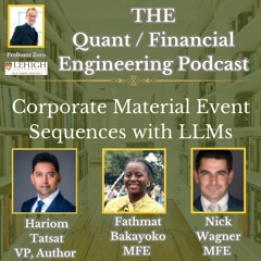 Corporate Material Event Sequences with LLMs