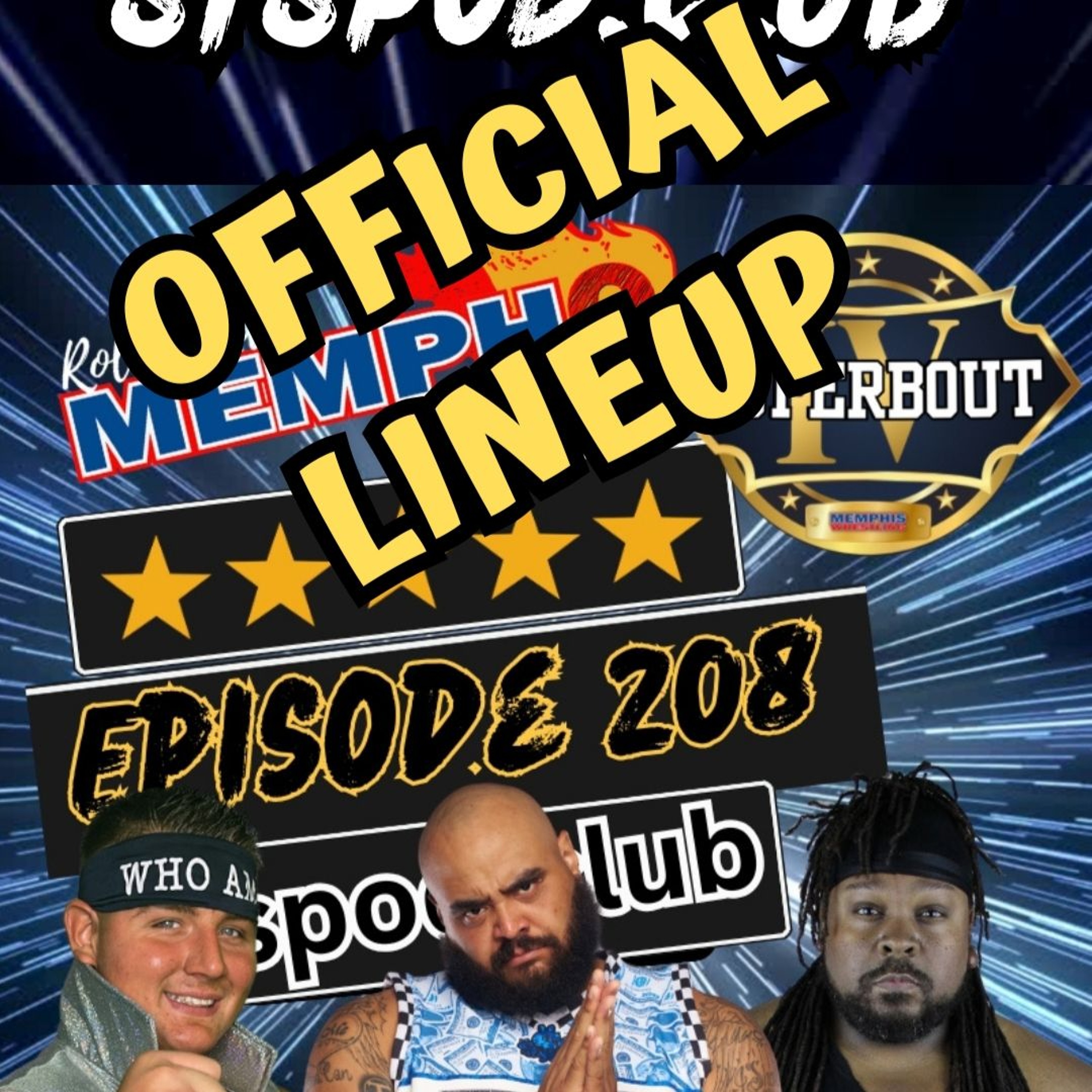 OFFICIAL LINEUP Memphis Wrestling, Episode 208 episode artwork