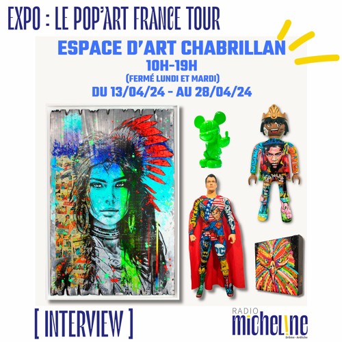 Expo : POP ART FRANCE TOUR à l'Espace Chabrillan