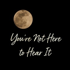 You’re Not Here to Hear It
