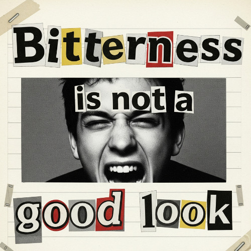 Bitterness is not a good look