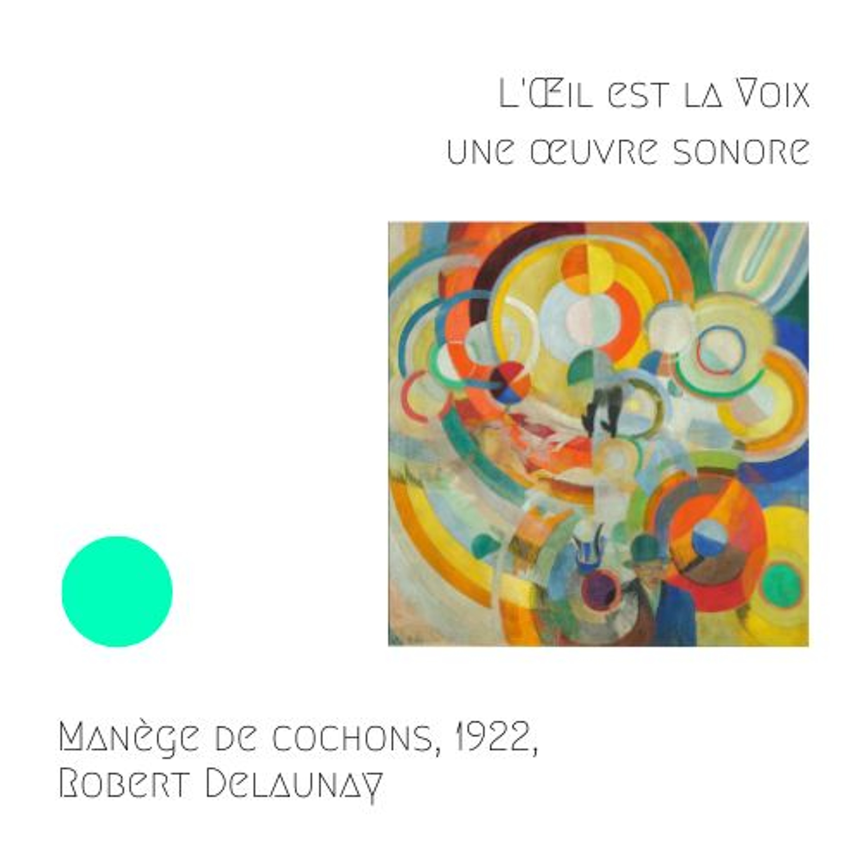 CHANEL - Manège de cochons, 1922, Robert Delaunay