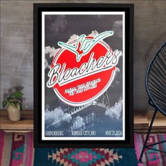 Bleachers Tour Kansas City MO 5-23-2024 Poster