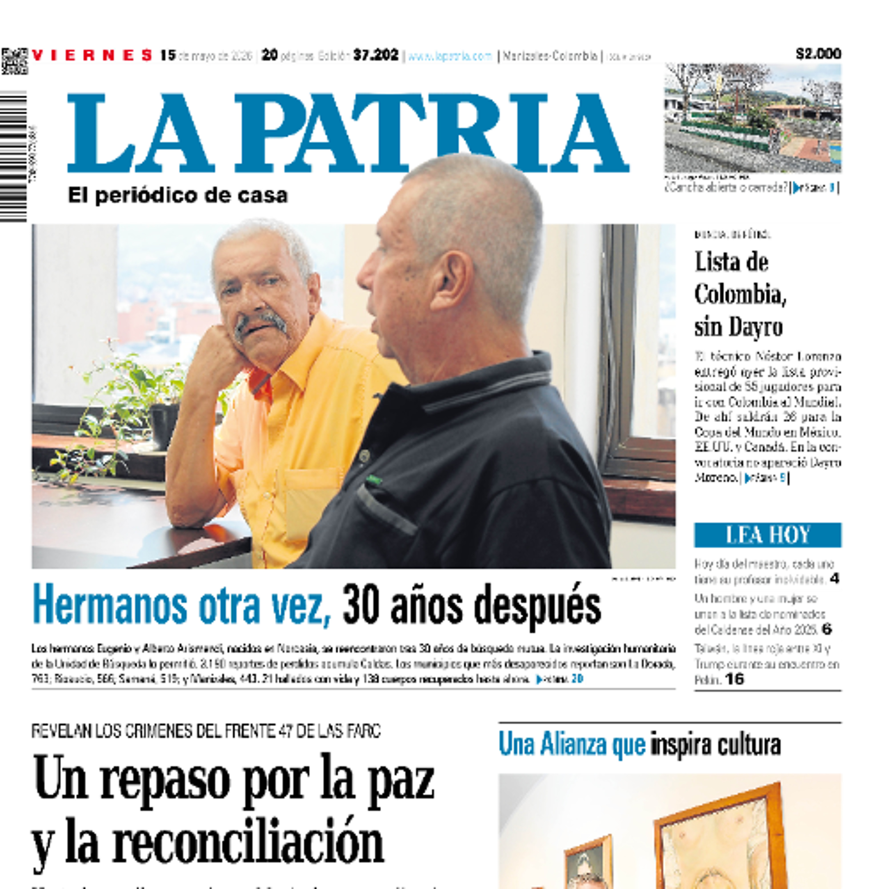 1. Titulares dle informativo de la mañana - 15 de mayo episode artwork