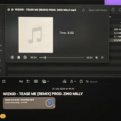 WIZKID - TEASE ME [REMIX] PROD. ZINO MILLY