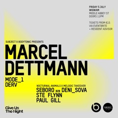 Derv | Opening support set for Marcel Dettmann - Wigwam 5.7.24
