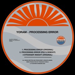 Premiere: Yoram - Stranger Insight [Eastern Standard]
