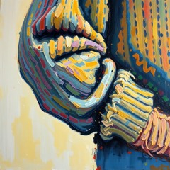 sleeves of a sweater