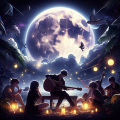 仲間と音の夜