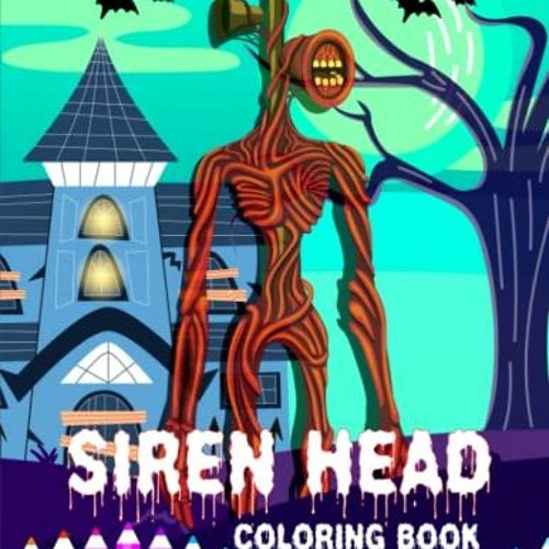 Siren Head coloring page