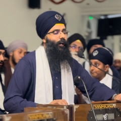 42 - Bhai Rasvinder Singh Jee Malaysia - AKJ France August Smagam 2025 -  Raensabayee Kirtan