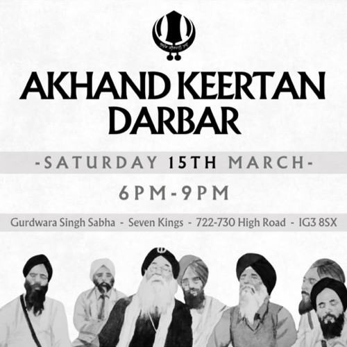 Bhai Harsimran Singh lalli Ji - gaavahu gaavahu rang raathiho bhaaee - East London