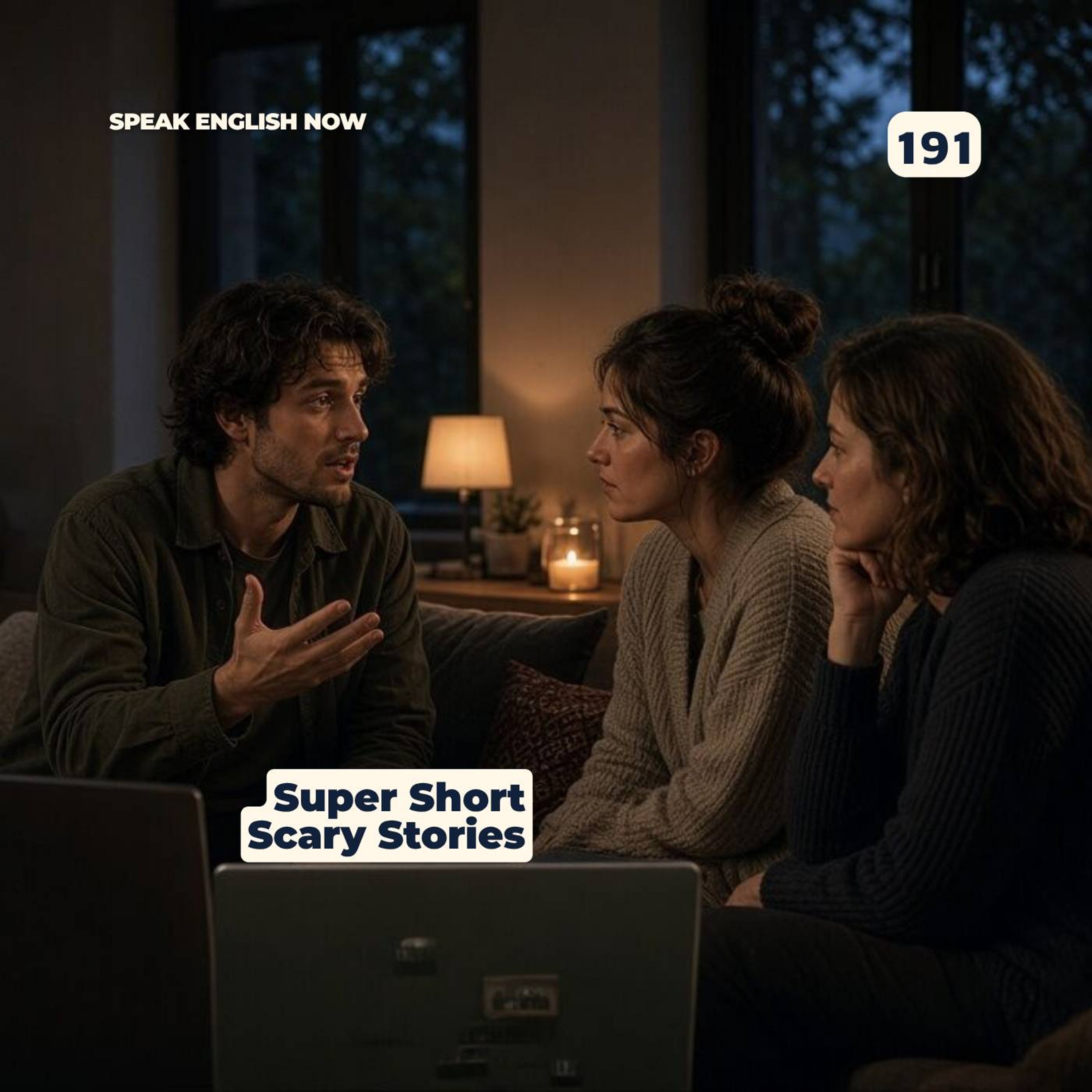 #191 Super Short Scary Stories in English part#2 episode artwork