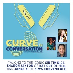 The iconic Sir Tim Rice, Sharon Sexton of BAT OUT OF HELL and James Yi of KIM's CONVENIENCE