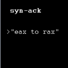 eax to rax