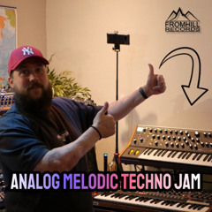 Jam 161 Melodic techno analog studio jam