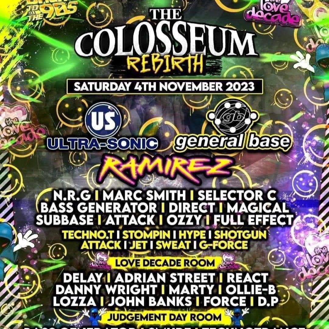 The Colosseum Rebirth 4.11.23 Italian Vinyl Mix