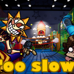 Too slow but Moon sings it | FNF x FNAF SECURITY BREACH