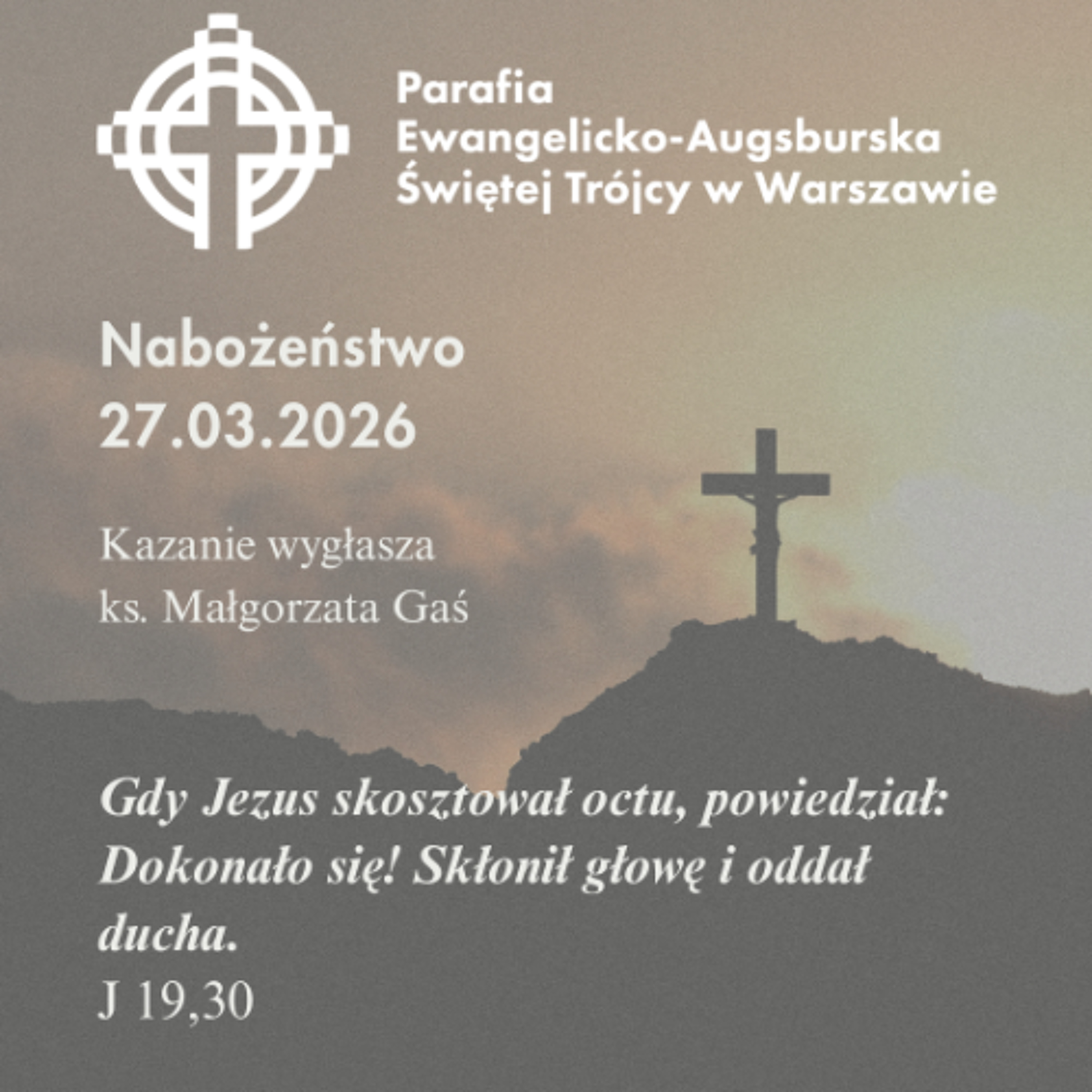 Rozważanie z nabożeństwa tygodniowego 27 marca 2026 episode artwork