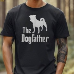 The Dogfather Dog Jack Russell Terrier Men's T Shirt Back Print